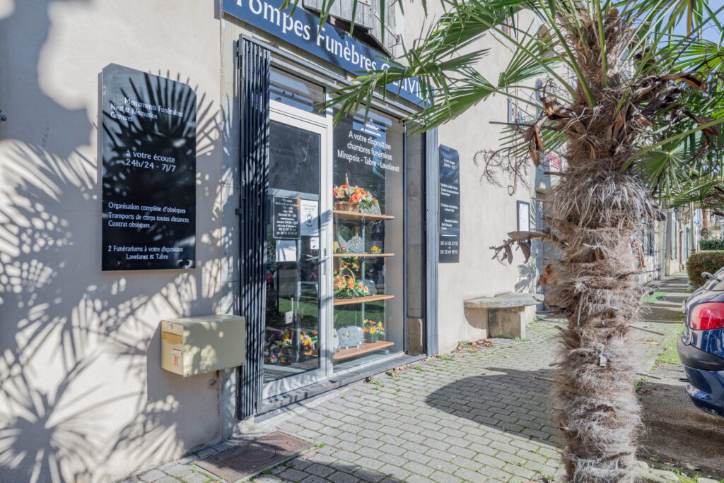 facade pompes funebre ollivier