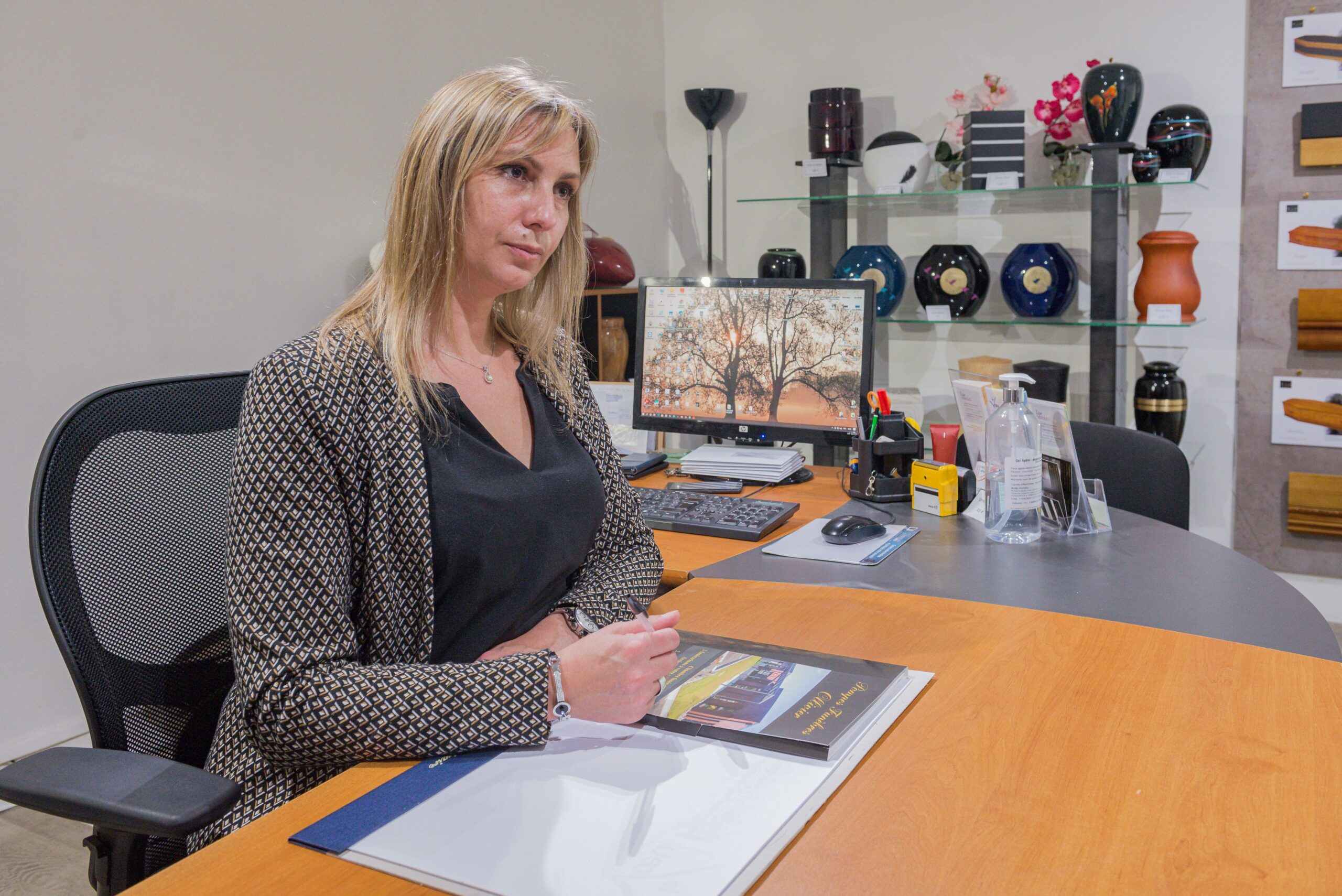 personnelle du magasin funeraire